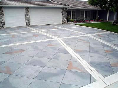 Driveways : Pattern Imprinted Concrete Driveways, patios, pathways